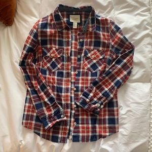FOREVER 21 PLAID SHIRT - M